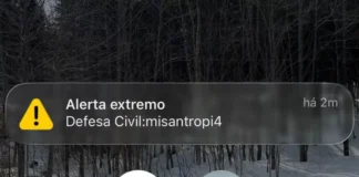 Falso alerta da Defesa Civil alcançou cerca de 30 milhões de pessoas em oito unidades da federação