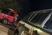 Caminhão furtado em Nova Alvorada do Sul é recuperado pela polícia em Dourados
