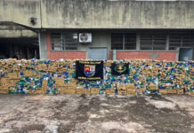 Caminhão que saiu de Dourados com erva de tereré é apreendido com 4,3 toneladas de maconha