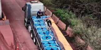 Carga química apreendida em Corumbá poderia render 40 toneladas de cocaína