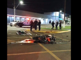 Colisão na região central de Dourados termina com motociclista morto