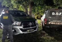 Toyota Hilux furtada no Paraná é recuperada pelo DOF; duas mulheres são presas