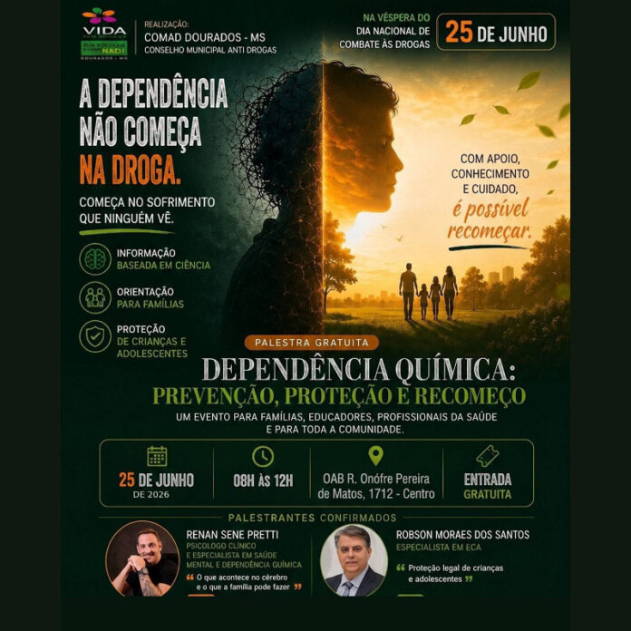 Dourados recebe evento gratuito sobre prevenção às drogas e proteção de crianças e adolescentes_6a30b3dca0964.jpeg