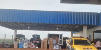 Polícia intercepta comboio com mercadorias e apreende carga de R$ 409 mil
