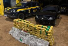 PRF apreende quase 400 quilos de drogas em duas ocorrências em Mato Grosso do Sul