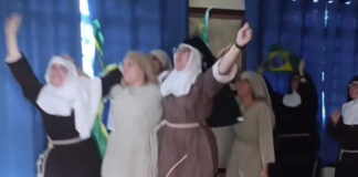 Torcida das freiras de mosteiro em Dourados viraliza após vitória do Brasil