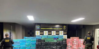 Traficantes abandonam 2 toneladas de maconha avaliadas em R$ 4,2 milhões