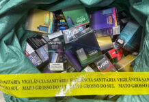 Vigilância apreende medicamentos irregulares e vapes em transportadora