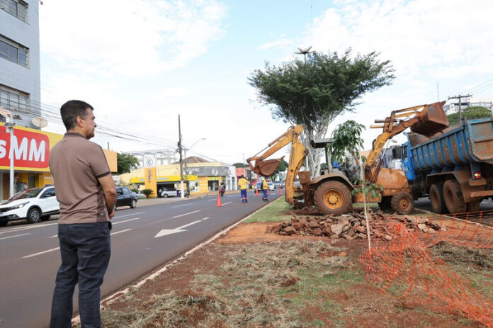 Canteiros centrais de 4 pontos da cidade passam por revitalização_6a5ed3eb29df2.jpeg