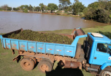 Concluída a limpeza do lago do Antenor Martins; prefeitura começa força-tarefa no Rego D’Água