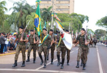 Definido o regulamento para desfile Cívico Militar de 7 de Setembro
