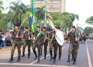 Definido o regulamento para desfile Cívico Militar de 7 de Setembro