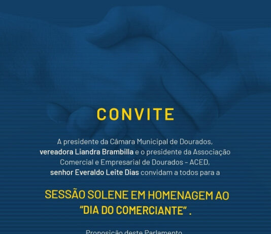Em sessão solene na Aced, Câmara homenageia comerciantes de Dourados nesta terça