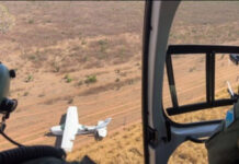 FAB dispara contra avião suspeito vindo da Bolívia e aeronave faz pouso forçado em MS