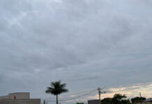 Frente fria chega e Dourados pode ter chuva neste domingo