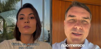 Michelle aceita desculpas de Flávio Bolsonaro e prega reconciliação no PL