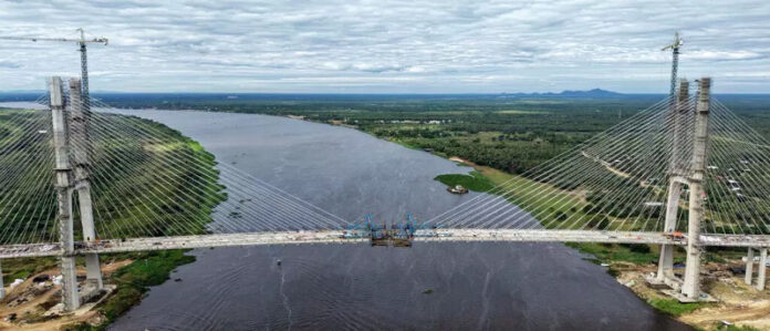 Ponte da Bioceânica está a apenas 5,6 metros da ligação entre Brasil e Paraguai_6a50556036697.jpeg