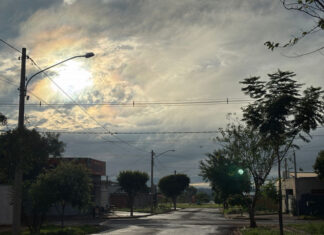 Sábado com tempo instável, chuva e máxima de 26ºC em Dourados