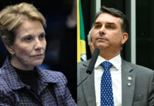 Tereza Cristina não resiste e sinaliza ser vice de Flávio Bolsonaro