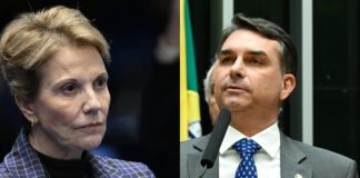 Tereza Cristina não resiste e sinaliza ser vice de Flávio Bolsonaro