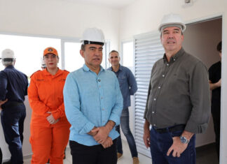 Marçal e Riedel vistoriam obras do novo terminal de passageiros do Aeroporto