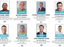 Saiba quem são os oito candidatos ao Governo de Mato Grosso do Sul